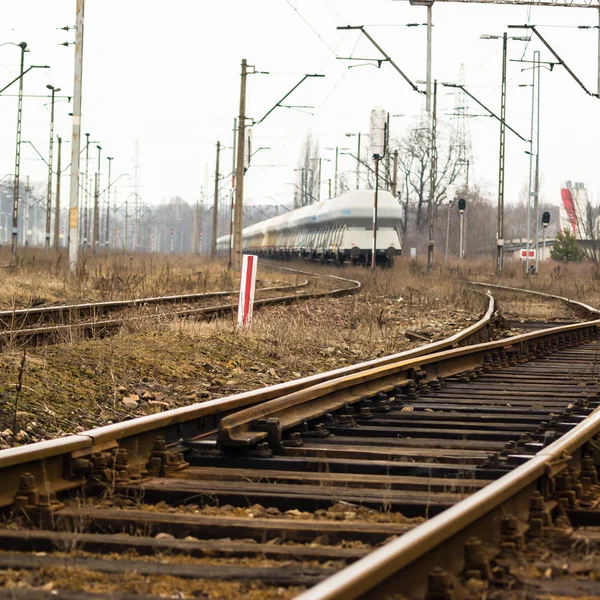 Железнодорожный путь — стоковое фото