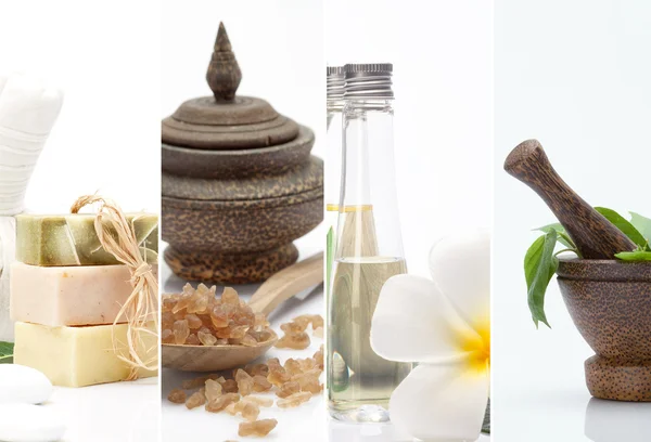 Spa Thema Collage aus ein paar verschiedenen Bildern — Stockfoto