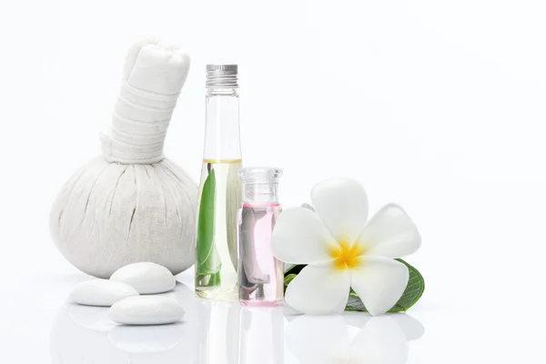 View of spa theme object on white background — Stock Photo, Image