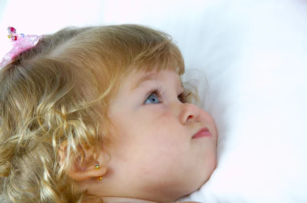 तरुण निळा डोळा बाळाचे उच्च की पोर्ट्रेट — स्टॉक फोटो, इमेज