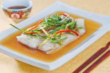 güzel taze yemek bakış sarı arka kapatın