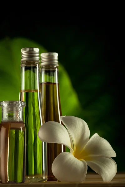 Close up view of spa theme objects on color back — Stock Photo, Image