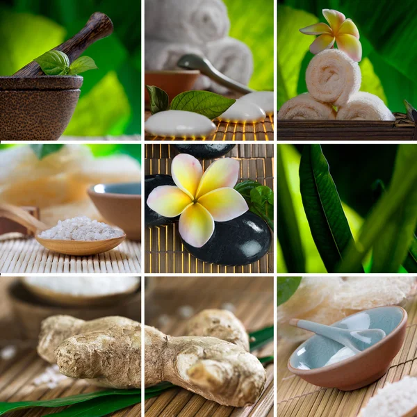 Collage Spa — Foto Stock