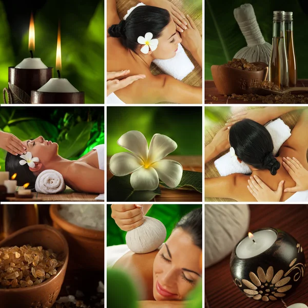 Spa collage Stock Picture