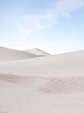Sands Dunes Ulusal Parkı 'ndaki kumulların manzarası