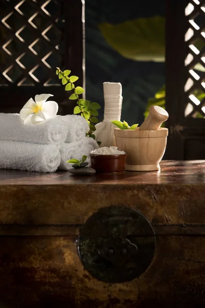 View Spa Theme Objects Tropic Color Back — Stockfoto