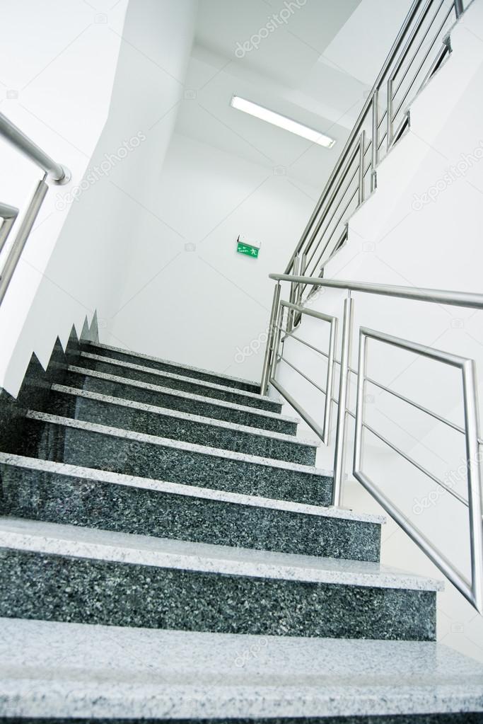 staircase in office building