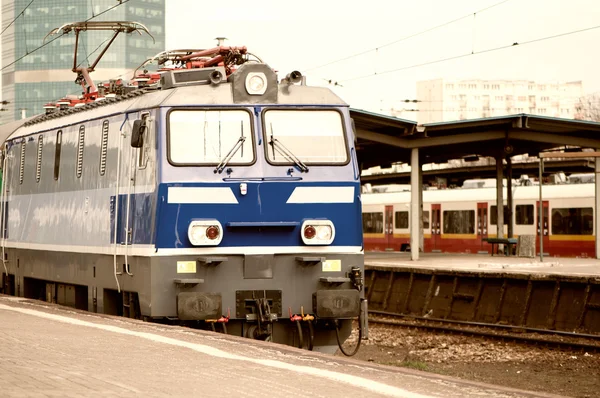Locomotiva, o comboio — Fotografia de Stock