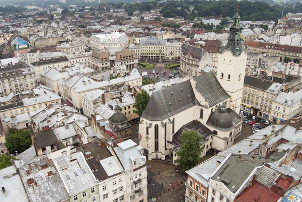 Lvov cityscape — Stock Photo, Image