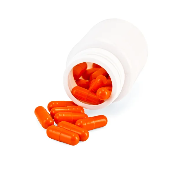 Capsules orange — Stock Photo, Image