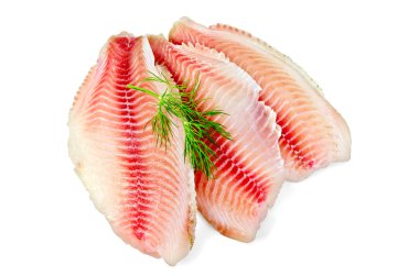 dereotu ile tilapia filetosu