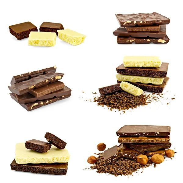 Chocolate different set — Stock Photo, Image