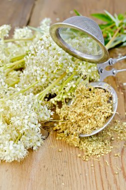 bir süzgeç meadowsweet bitkisel çay Makinası