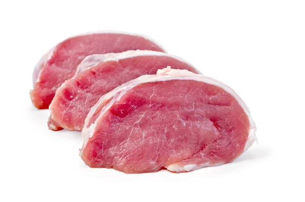 Meat pork slices — Stock Photo, Image