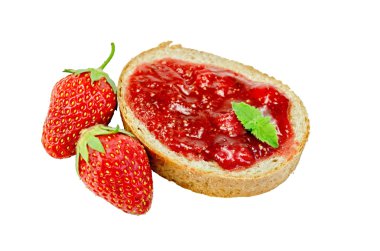 çilek reçeli ve çilek ekmek