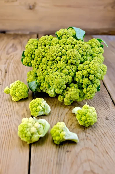 Broccoli groen op een schoolbord — Stockfoto