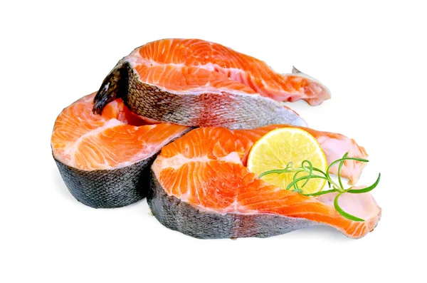 Trout with lemon — Stock Photo, Image