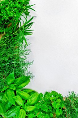 Baharat ile kağıt üzerinde çul çerçeve
