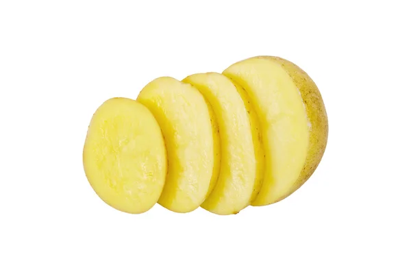 Potatoes yellow sliced 1 — Stock Photo, Image