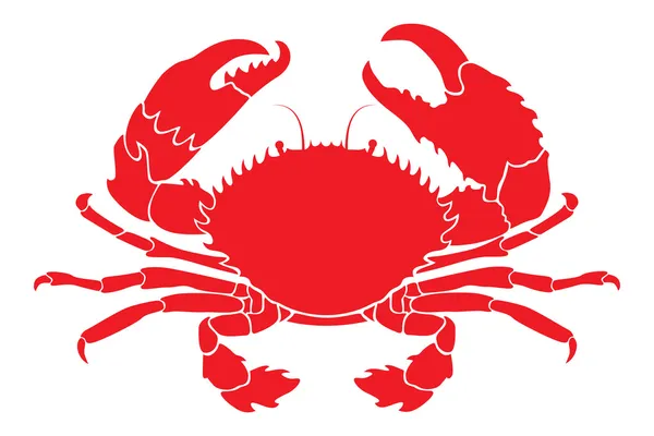 Red Crab — Stock Vector