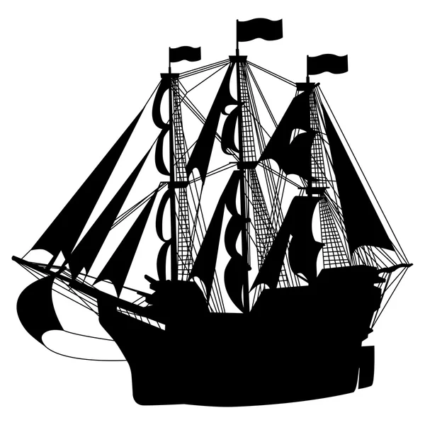 Sailing Ship — Stock Vector