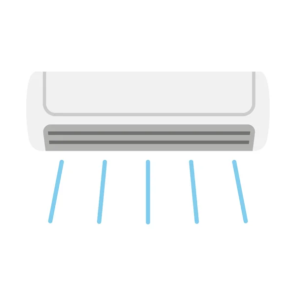 Air Conditioner Icon Room Cooling Cooling Breeze Blows Cold — Stock Vector