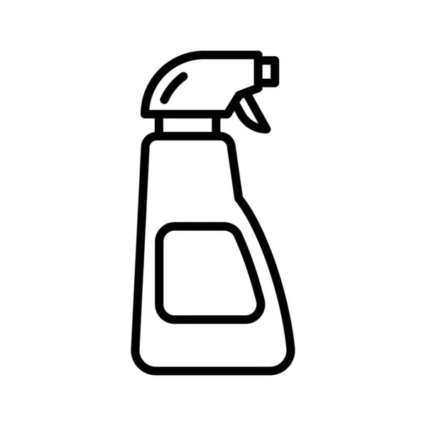 Tisztító Spray Ikon Háztartási Vegyi Anyagok Tisztítás Fertőtlenítés Vektor Illusztráció — Stock Vector