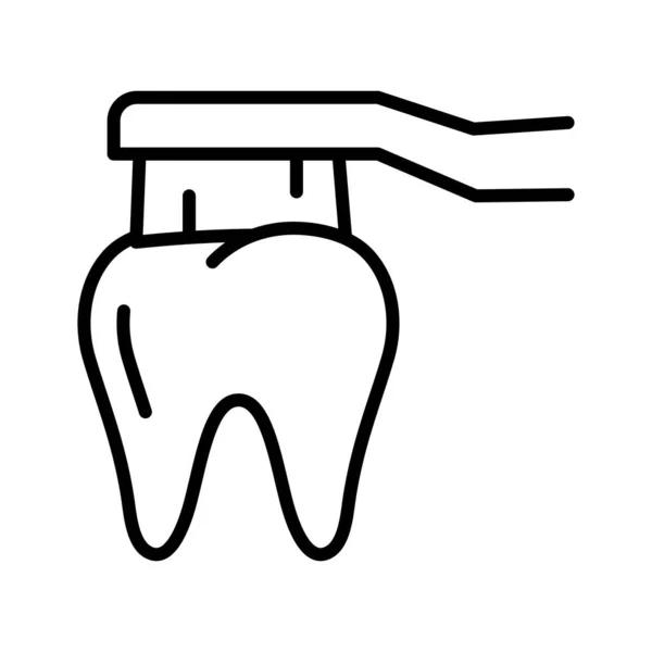 Чистить Зубы Каждый День Чистите Зубы Зубной Щеткой Зубной Пастой — стоковый вектор