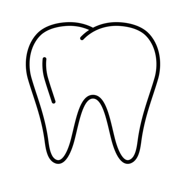 Icono Del Diente Conceptos Cuidado Dental Pictograma Aislado Sobre Fondo — Archivo Imágenes Vectoriales