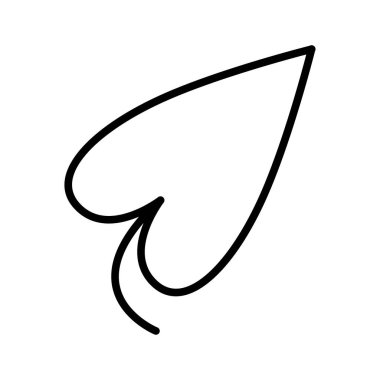 Caladium leaves icon. Tropical leaf of Caladium. Pictogram isolated on a white background. Vector illustration.