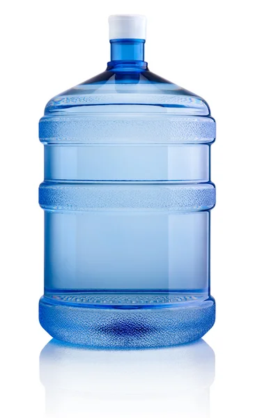 Большая бутылка воды на белом фоне Лицензионные Стоковые Изображения