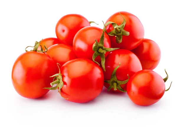 Tomates Rouges Mûres Isolées Sur Fond Blanc — Photo