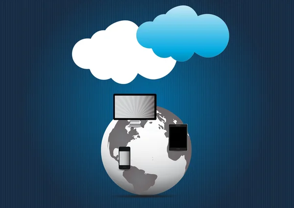 Services Cloud — Image vectorielle