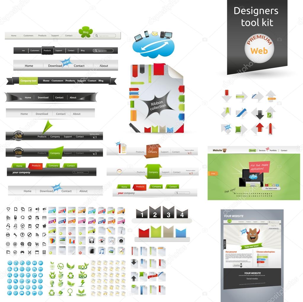 Designers toolkit - large web graphic collection