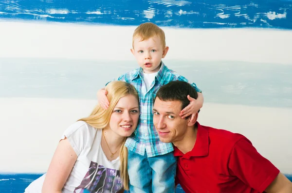 Gelukkige familie — Stockfoto