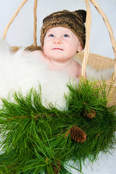 Den underhållande ungen — Stockfoto