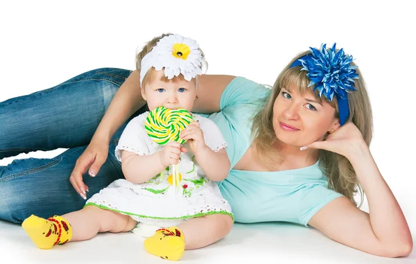 Mamma och dotter — Stockfoto