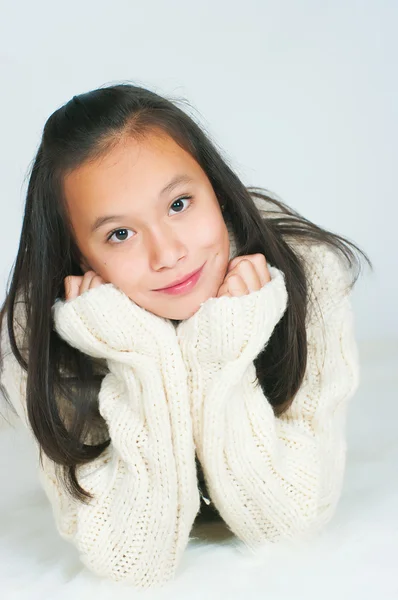 A bela menina asiática — Fotografia de Stock