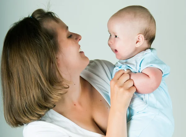 Mulher e bebê — Fotografia de Stock