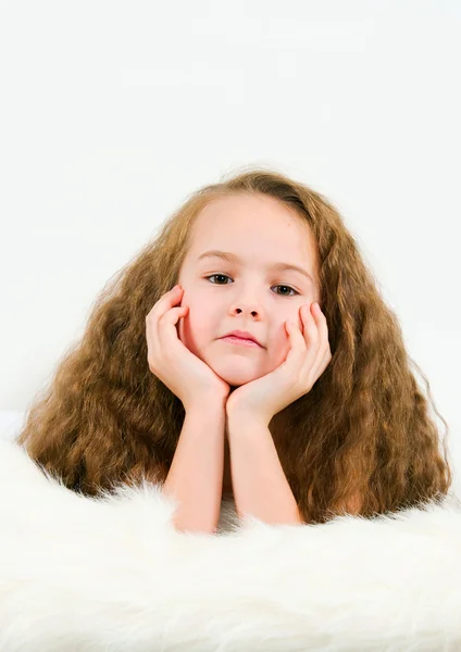 Portrait of the beautiful girl — Stock Photo, Image