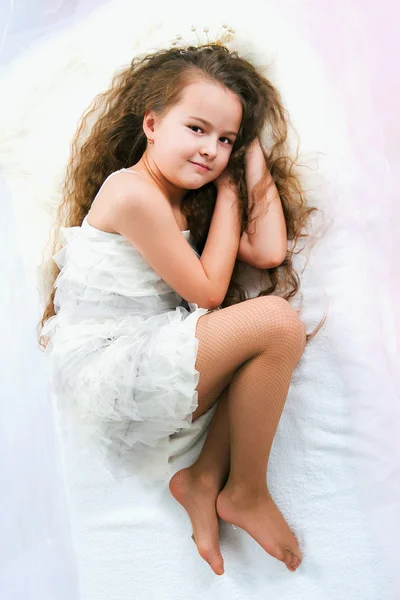 Bela menina dormindo — Fotografia de Stock