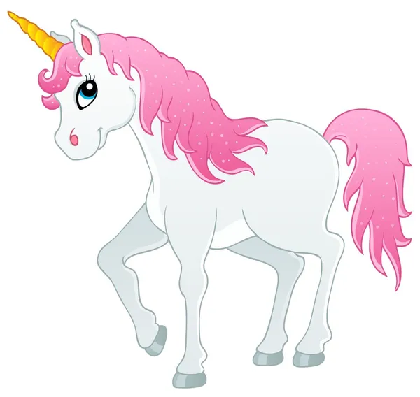 Fairy tale unicorn theme image 1 — Stock Vector