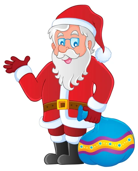 Santa Claus tematisk billede 3 – Stock-vektor