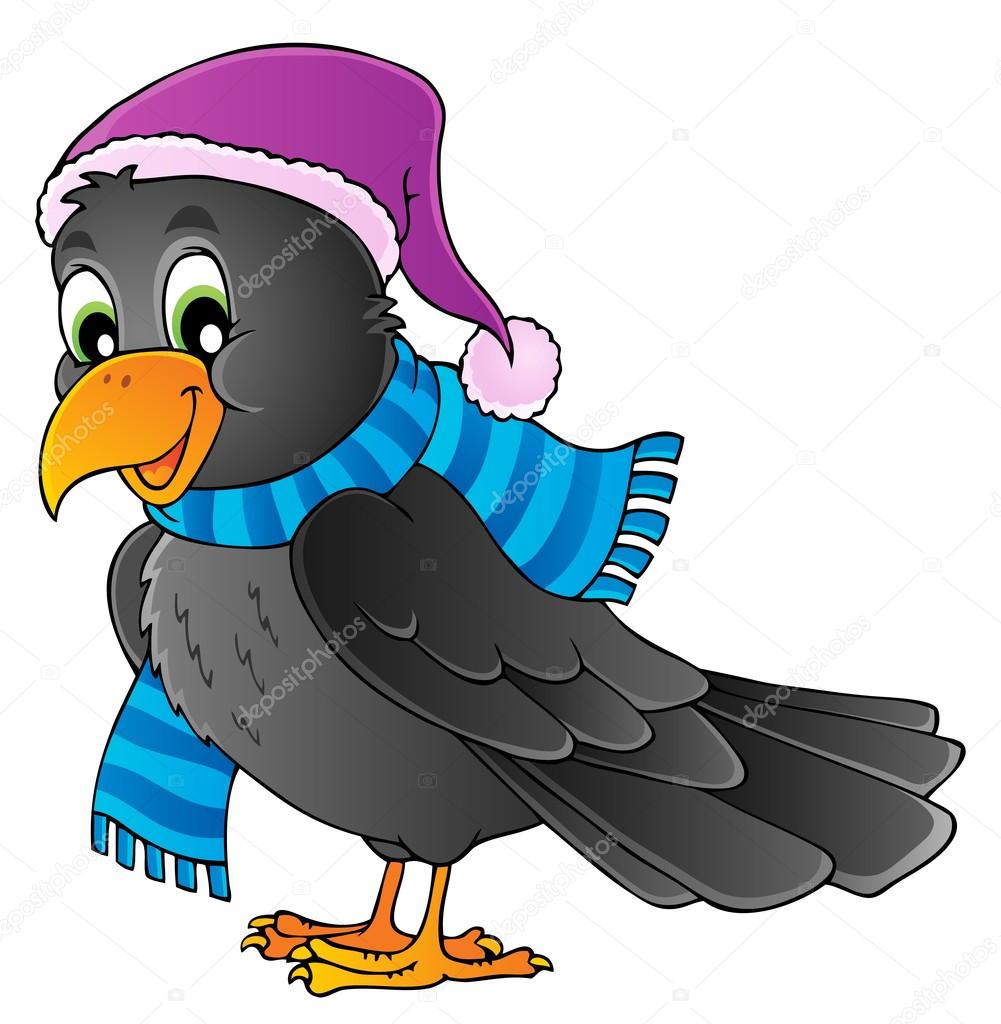 Cartoon Raven Theme Image 1 Stock Vector Image By C Clairev