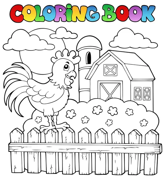 Livro para colorir pássaro imagem 3 — Vetor de Stock