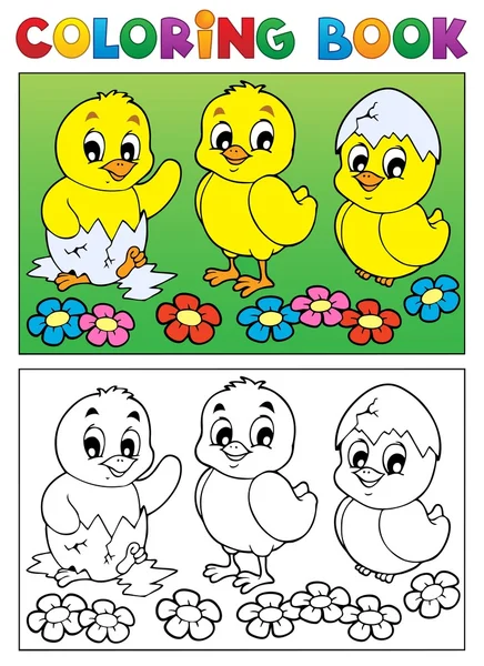 Libro para colorear pájaro imagen 6 — Archivo Imágenes Vectoriales