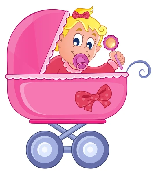 Baby carriage theme image 4 — Stock Vector