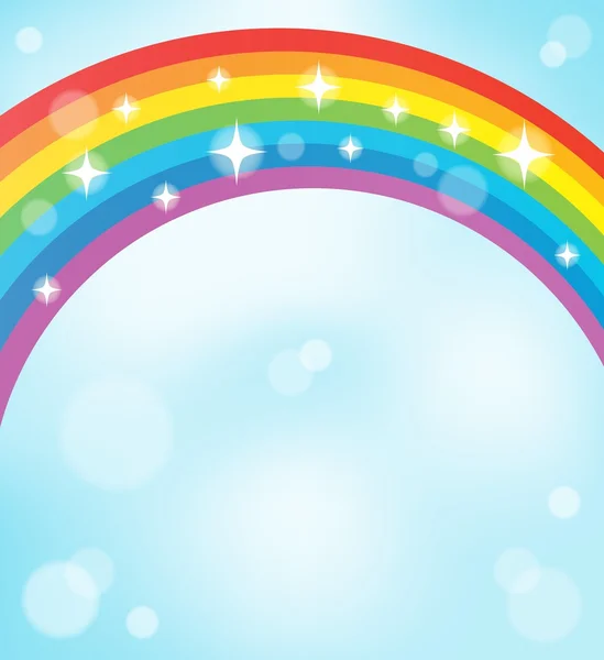 Afbeelding met regenboog thema 5 — Stockvector