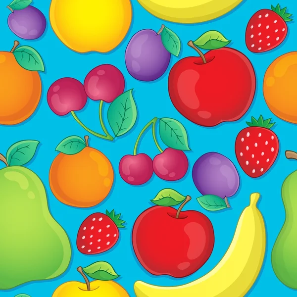 Fruit to background, seamless Stock Vector Image by ©ecelop 7723863