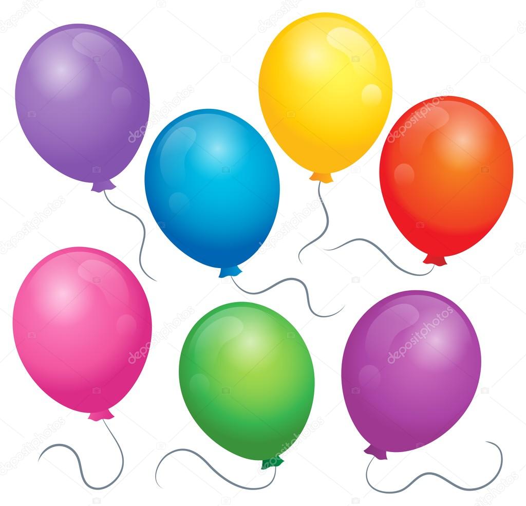 Balloons theme image 1 Stock Vector Image by ©clairev #28489285